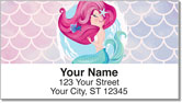 Lovely Mermaid Address Labels
