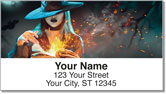 Halloween Witch Address Labels