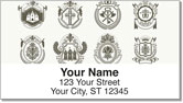 Coat of Arms Address Labels