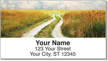 Country Road Address Labels