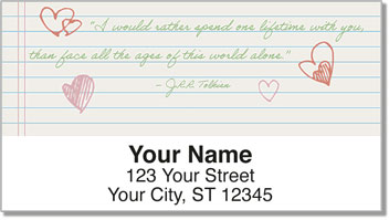 Love Letter Address Labels