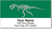 Dino Skeleton Address Labels