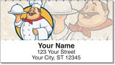 Whimsical Chef Address Labels