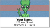 Martian Monster Address Labels