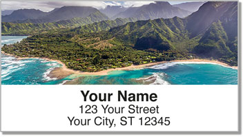 Hawaiian Landscape Address Labels