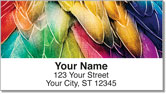 Fancy Feather Address Labels