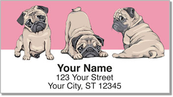 Pug Address Labels