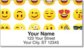 Emoticon Address Labels