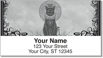 Kitty Noir Address Labels