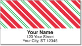 Candy Stripe Address Labels