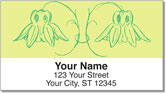 Double Blossom Address Labels