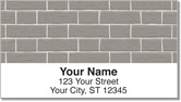 Colored Brick Address Labels
