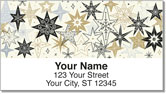 Ornamental Star Address Labels