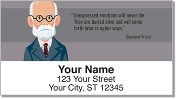 Sigmund Freud Address Labels