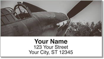 Vintage WWII Aircraft Address Labels