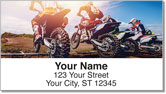 Extreme Motorcycle Address Labels