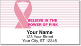 Power of Pink Address Labels