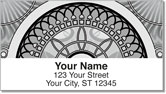 Art Nouveau Pattern Address Labels