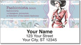 Fabulous Fashionista Address Labels