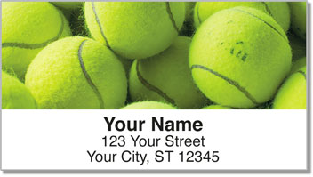 Classic Tennis Ball Address Labels