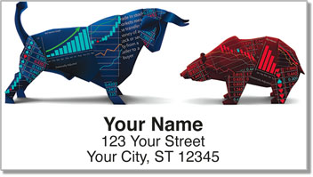 Stock Market Address Labels
