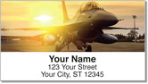 F-16 Fighter Jet Address Labels