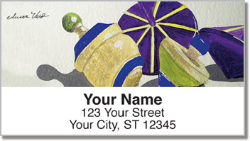 Spinning Top Address Labels