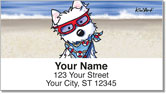 Beach Series Address Labels