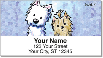 Terrier Friends Address Labels