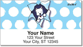 Westie Series Address Labels