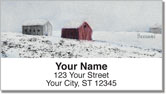 Colored Sky Address Labels
