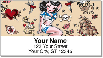 Suzy Sailor Address Labels