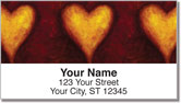 Heart of Gold Address Labels