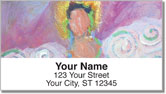 Painted Figure Address Labels