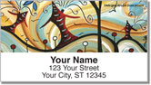 Whimsical House Address Labels