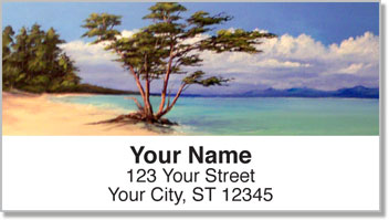 Tropical Shore Address Labels
