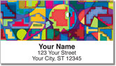 Bulone Abstract Address Labels