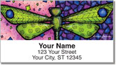 Dragonfly Art Address Labels
