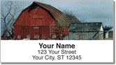 Winter Farm Address Labels