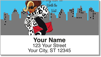 Working Girl Sisters Address Labels