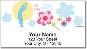 Mod Floral Address Labels