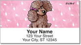 Poodle Series Address Labels