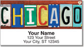 Illinois License Plate Address Labels