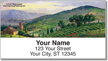 Tuscany Address Labels