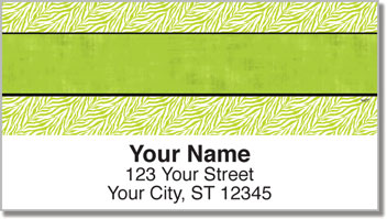 Wild About Lime Address Labels