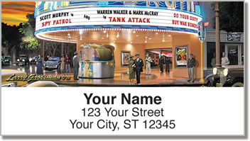 Movie Palace Address Labels