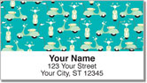 Sporty Scooter Address Labels