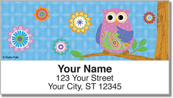 Cute Owl Address Labels