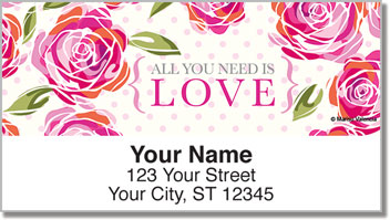 Roses for Taylor Address Labels