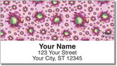 Violet Poppies Address Labels